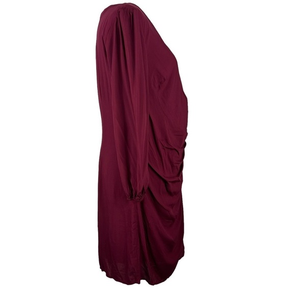 NEW WITH TAGS ENTRO LONG SLEEVED WRAP MINI DRESS - Picture 9 of 15